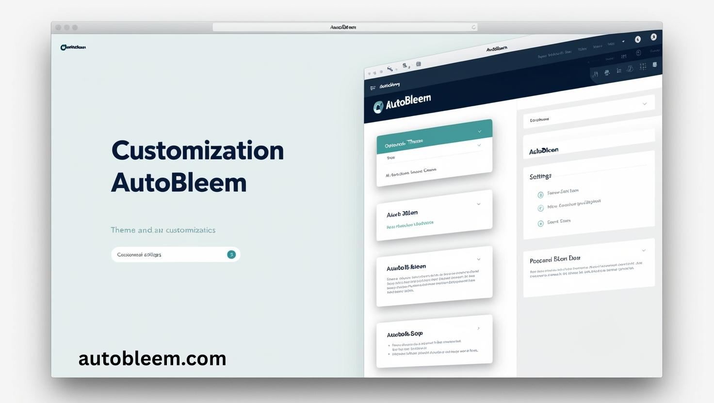 Can I customize the look and feel of AutoBleem?